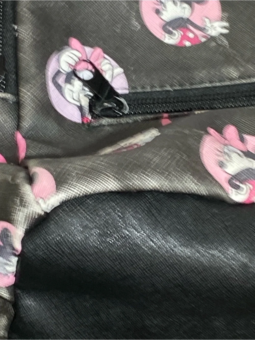 Bioworld Black Mini Backpack Interior Label